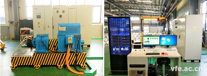 貴州航天林泉電機(jī)有限公司電動(dòng)汽車輪邊電機(jī)測(cè)試系統(tǒng)現(xiàn)場(chǎng)圖片